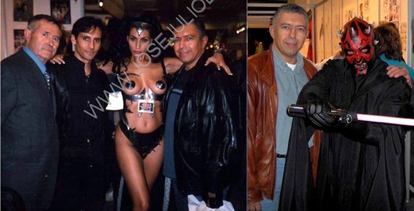 Con Che Ciruelo y dos personajes en Expocomic.jpg