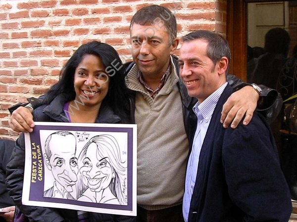 Caricatura en Alcal - 2008 pareja.jpg